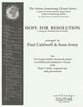 Hope for Resolution SATB choral sheet music cover